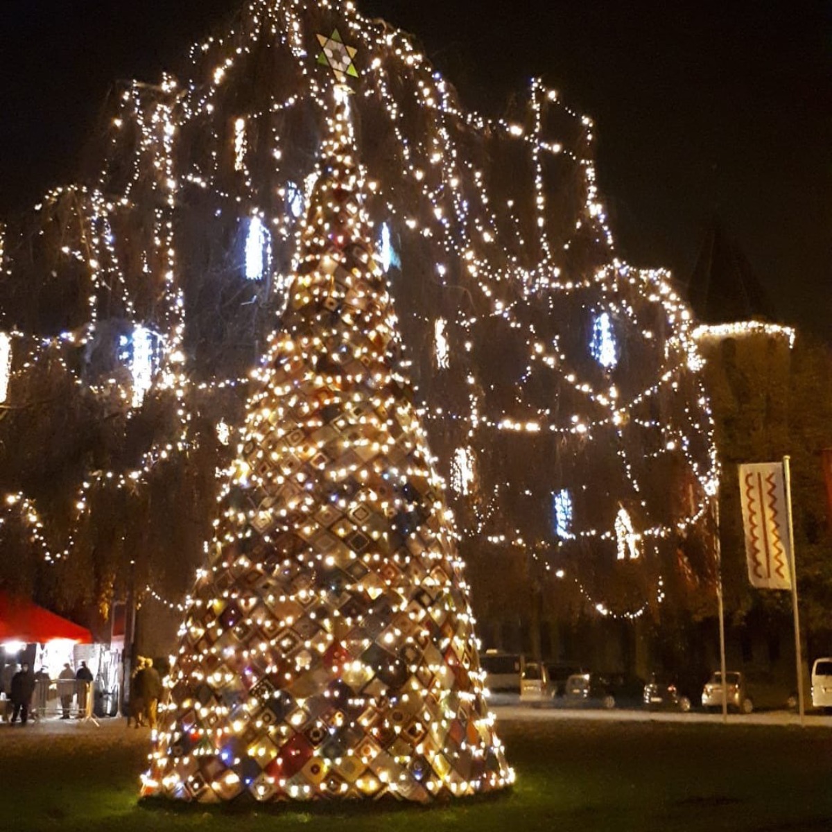 Winternacht - Kerstboom